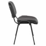 ΚΑΡΕΚΛΑ JANISHA HM1010.01 ΜΕ ΔΕΡΜΑΤΙΝΗ PU ΜΑΥΡΟ 53,5x59x77 εκ. - Image 4