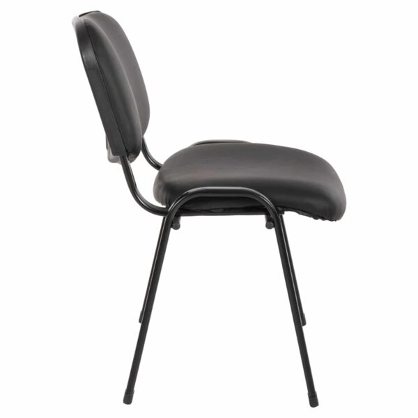 ΚΑΡΕΚΛΑ JANISHA HM1010.01 ΜΕ ΔΕΡΜΑΤΙΝΗ PU ΜΑΥΡΟ 53,5x59x77 εκ. - Image 4
