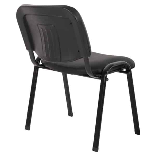 ΚΑΡΕΚΛΑ JANISHA HM1010.01 ΜΕ ΔΕΡΜΑΤΙΝΗ PU ΜΑΥΡΟ 53,5x59x77 εκ. - Image 5