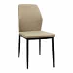 ΚΑΡΕΚΛΑ ΤΡΑΠΕΖΑΡΙΑΣ DIAZ HM18346.04 ΜΠΕΖ ΥΦΑΣΜΑ-ΜΕΤΑΛΛΙΚΑ ΠΟΔΙΑ ΜΑΥΡΑ 41,5x52x87Υεκ.