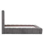 ΚΡΕΒΑΤΙ REMO ΜΕ ΑΠΟΘΗΚΕΥΤΙΚΟ ΧΩΡΟ HM719.22 ΥΦΑΣΜΑ TEDDY ΓΚΡΙ-ΓΙΑ ΣΤΡΩΜΑ 160x200εκ - Image 7