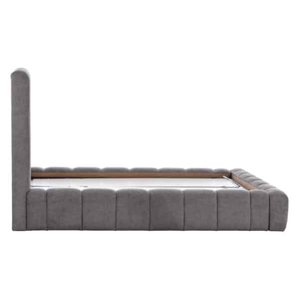 ΚΡΕΒΑΤΙ REMO ΜΕ ΑΠΟΘΗΚΕΥΤΙΚΟ ΧΩΡΟ HM719.22 ΥΦΑΣΜΑ TEDDY ΓΚΡΙ-ΓΙΑ ΣΤΡΩΜΑ 160x200εκ - Image 7