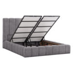 ΚΡΕΒΑΤΙ REMO ΜΕ ΑΠΟΘΗΚΕΥΤΙΚΟ ΧΩΡΟ HM719.22 ΥΦΑΣΜΑ TEDDY ΓΚΡΙ-ΓΙΑ ΣΤΡΩΜΑ 160x200εκ - Image 6