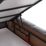 ΚΡΕΒΑΤΙ REMO ΜΕ ΑΠΟΘΗΚΕΥΤΙΚΟ ΧΩΡΟ HM719.22 ΥΦΑΣΜΑ TEDDY ΓΚΡΙ-ΓΙΑ ΣΤΡΩΜΑ 160x200εκ - Image 5