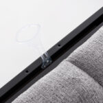 ΚΡΕΒΑΤΙ REMO ΜΕ ΑΠΟΘΗΚΕΥΤΙΚΟ ΧΩΡΟ HM719.22 ΥΦΑΣΜΑ TEDDY ΓΚΡΙ-ΓΙΑ ΣΤΡΩΜΑ 160x200εκ - Image 3