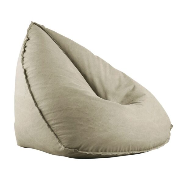 LAGOS ΜΑΧ Πουφ 100% Αδιάβροχο, Ύφασμα Sand, Αποσπώμενο Κάλυμμα 120x100x96cm - Image 5