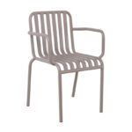 MODIAL Πολυθρόνα Μέταλλο Βαφή Cappuccino 60x51x82cm - Image 7