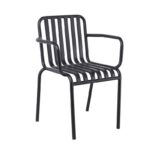 MODIAL Πολυθρόνα Μέταλλο Βαφή Μαύρο 60x51x82cm - Image 7