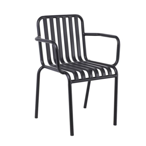 MODIAL Πολυθρόνα Μέταλλο Βαφή Μαύρο 60x51x82cm - Image 7