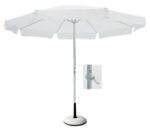 ΟΜΠΡΕΛΑ Αλουμινίου Σκελετός Άσπρο, Ύφασμα Άσπρο Φ 2m (H 2,2m) - Image 9