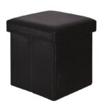 ORION Σκαμπό Αποθηκευτικό - Βοηθητικό, PU Μαύρο 38x38x38cm - Image 7