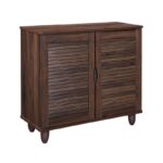 Παπουτσοθήκη 2 Πόρτες Απόχρωση Καρυδί 77x33x70cm - Image 5