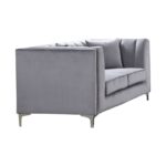 PARSON Kαναπές 2Θέσιος Σαλονιού - Καθιστικού, Ύφασμα Velure Απόχρωση Σκούρο Γκρι 162x87x79cm - Image 7