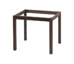 ΚΑΦΕΝΕΙΟΥ Βάση Τραπεζιού Οξιά Λυόμενο για Επιφάνεια 60x60cm, Βαφή Εμποτισμού Καρυδί 49x49x73cm - Image 5