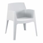 ΠΟΛΥΘΡΟΝΑ ΠΟΛΥΠΡΟΠΥΛΕΝΙΟΥ SLEEK HM6370.01 ΛΕΥΚΗ 68x63x82,5Υεκ.