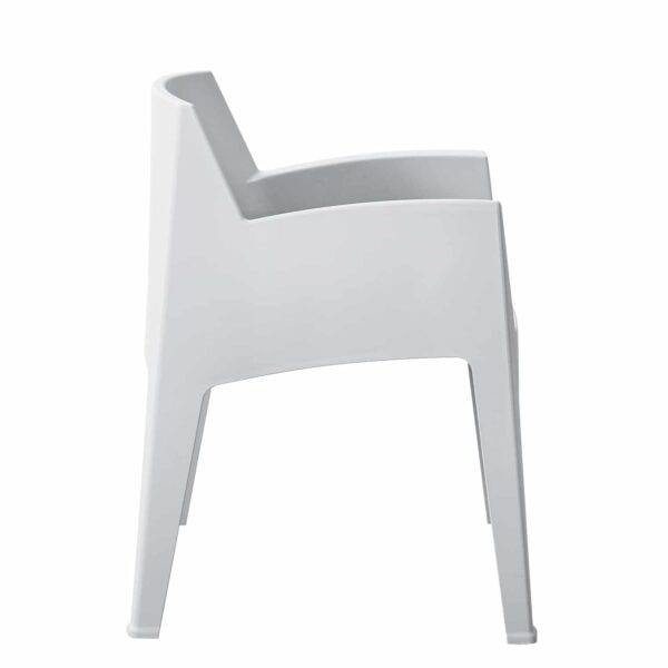 ΠΟΛΥΘΡΟΝΑ ΠΟΛΥΠΡΟΠΥΛΕΝΙΟΥ SLEEK HM6370.01 ΛΕΥΚΗ 68x63x82,5Υεκ. - Image 4