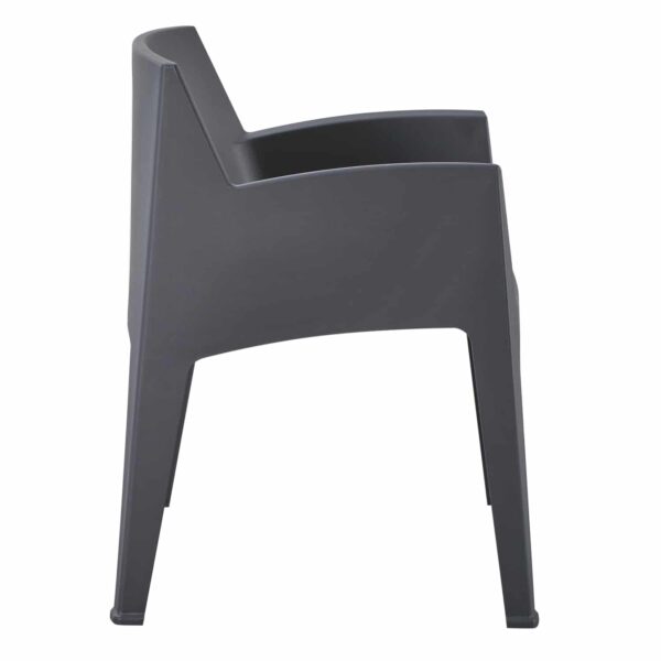 ΠΟΛΥΘΡΟΝΑ ΠΟΛΥΠΡΟΠΥΛΕΝΙΟΥ SLEEK HM6370.10 ΓΚΡΙ 68x63x82,5Υεκ. - Image 4