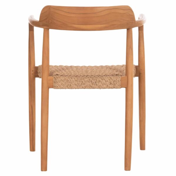 ΠΟΛΥΘΡΟΝΑ ΤΡΑΠΕΖΑΡΙΑΣ ROBBY HM18350 ΞΥΛΟ TEAK & ΣΧΟΙΝΙ VIRO ΦΥΣΙΚΟ 55x50x71Υεκ. - Image 6