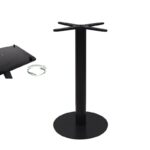 PRATO-R Βάση Τραπεζιού/10,00Kg Μέταλλο Μαύρο (με ρεγουλατόρο) Φ40cm H.73cm - Image 5