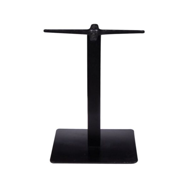 PRATO Βάση Τραπεζιού χαμηλή 40x40cm H.49cm Μέταλλο Βαφή Μαύρο 40x40x49cm - Image 5