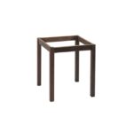 ΚΑΦΕΝΕΙΟΥ Βάση Τραπεζιού Οξιά Λυόμενη για Επιφάνεια 70x70cm, Βαφή Εμποτισμού Καρυδί 59x59x73cm - Image 6