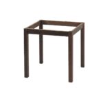 ΚΑΦΕΝΕΙΟΥ Βάση Τραπεζιού Οξιά Λυόμενη για Επιφάνεια 80x80cm, Βαφή Εμποτισμού Καρυδί 69x69x73cm - Image 6