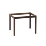 ΚΑΦΕΝΕΙΟΥ Βάση Τραπεζιού Οξιά Λυόμενη για Επιφάνεια 70x110cm Βαφή Εμποτισμού Καρυδί 59x99x73cm - Image 6