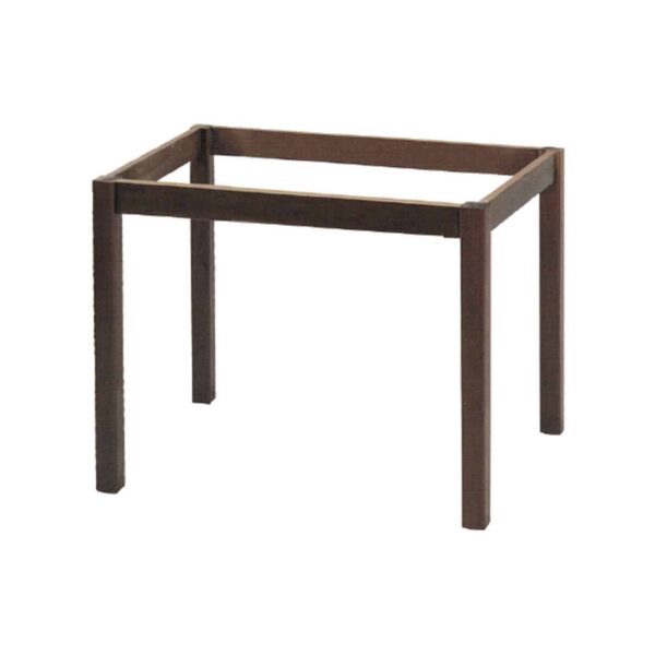 ΚΑΦΕΝΕΙΟΥ Βάση Τραπεζιού Οξιά Λυόμενη για Επιφάνεια 80x120cm Βαφή Εμποτισμού Καρυδί 69x109x73cm - Image 6