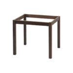 ΚΑΦΕΝΕΙΟΥ Βάση Τραπεζιού Οξιά Λυόμενο για Επιφάνεια 60x60cm, Βαφή Εμποτισμού Καρυδί 49x49x73cm - Image 6