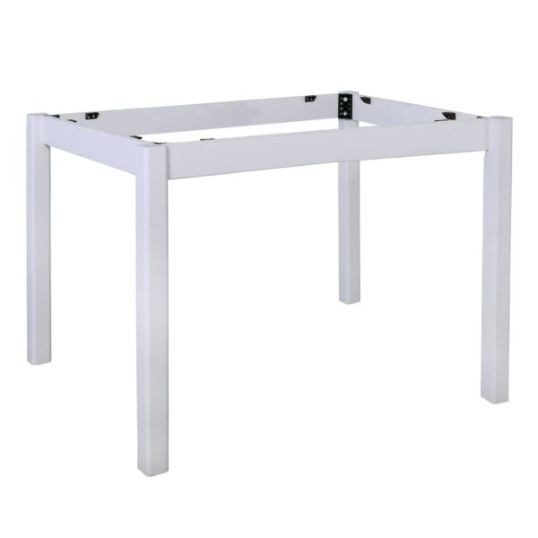 ΚΑΦΕΝΕΙΟΥ Βάση Τραπεζιού Οξιά Λυόμενη για Επιφάνεια 70x110cm Βαφή Εμποτισμού Λάκα Άσπρο 59x99x73cm - Image 8