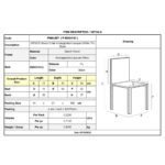 ΣΙΦΝΟΣ Καρέκλα Οξιά Βαφή Εμποτισμού Λάκα Άσπρο, Κάθισμα Pu Μαύρο 41x45x88cm - Image 9