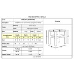 ΤΑΒΕΡΝΑΣ Χαμηλό Σκαμπό Βοηθητικό, Οξιά Εμποτισμού Καρυδί, Κάθισμα Ψάθα 35x35x35cm - Image 9