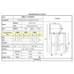ΣΙΦΝΟΣ Σκαμπό BAR με Πλάτη, Οξιά Εμποτισμός Φυσικό, Κάθισμα Ψάθα 36x37x76/107cm - Image 9