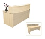 Reception 180 Απόχρωση Beech 180x90x105cm - Image 7