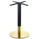 RIVA Βάση Τραπεζιού Gold Inox #201 - Black / 11,70 Kg Φ45 H.72cm - Image 5