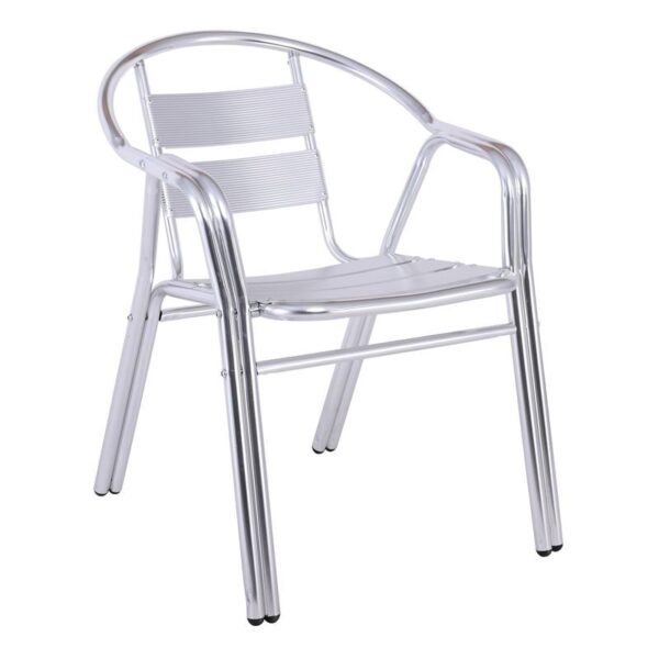 SILVER-II Πολυθρόνα Dining Αλουμινίου 59x63x76cm - Image 10