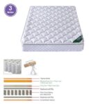 ΣΤΡΩΜΑ Pocket Spring με Ανώστρωμα Memory Foam Roll Pack Μονής Όψης (3) 150x200x30cm - Image 5
