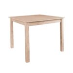 Ταβέρνας Τραπέζι Λυόμενο Οξιά - Κόντρα Πλακέ, Βαφή Εμποτισμού Φυσικό 80x80x75cm - Image 5