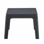 ΤΡΑΠΕΖΑΚΙ ΤΕΤΡΑΓΩΝΟ SLEEK HM6371.10 ΠΟΛΥΠΡΟΠΥΛΕΝΙΟ ΣΕ ΣΚΟΥΡΟ ΓΚΡΙ 56x56x40Υεκ. - Image 3