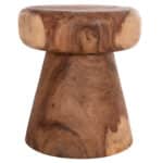 ΣΚΑΜΠΟ-ΤΡΑΠΕΖΑΚΙ ΣΤΡΟΓΓΥΛΟ CUPRE HM9793.11 ΜΑΣΙΦ ΞΥΛΟ SUAR-ΦΥΣΙΚΟ Φ40x45Υεκ. - Image 4