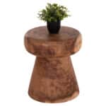 ΣΚΑΜΠΟ-ΤΡΑΠΕΖΑΚΙ ΣΤΡΟΓΓΥΛΟ CUPRE HM9793.11 ΜΑΣΙΦ ΞΥΛΟ SUAR-ΦΥΣΙΚΟ Φ40x45Υεκ. - Image 5