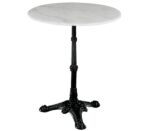 EKO Τραπέζι Παραδοσιακή Κολώνα Μαντέμι, Μάρμαρο Φ60 H.74cm - Image 9