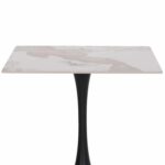 ΤΡΑΠΕΖΙ ΤΡΑΠΕΖΑΡΙΑΣ TETRAN HM18315.02 ΒΑΣΗ ΜΑΥΡΗ--SINTERED STONE PANDORA 80x80x73Υεκ - Image 5