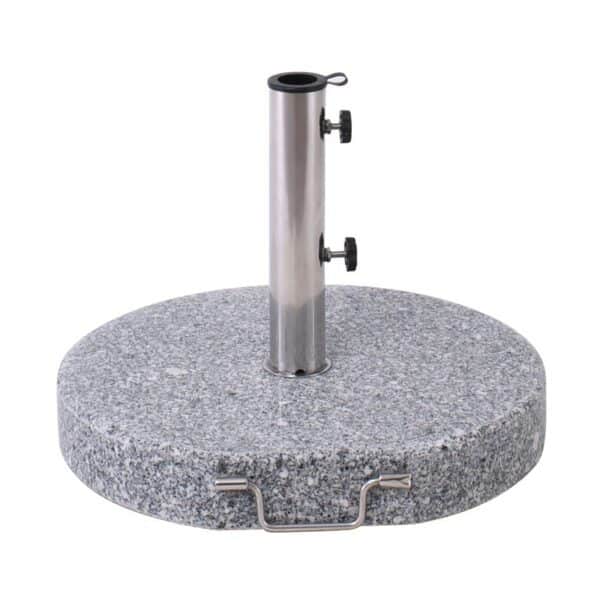 ΒΑΣΗ ομπρέλας στρογγυλή Γρανίτης/Inox #304 (40Kg) Φ50 H.7,5/37cm - Image 7