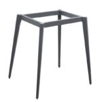 VIDAL Βάση Τραπεζιού Μέταλλο Βαφή Μαύρο (6,50 Kg) για Επιφάνεια από 80x80cm 81x81x72cm - Image 5