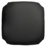 ΤΑΠΕΤΣΑΡΙΑ Σκαμπό Καφενείου, Pu Μαύρο 35x35x5cm - Image 6