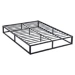 ΥΠΟΣΤΡΩΜΑ Μέταλλο Βαφή Μαύρο, με Μεταλλικές τάβλες 200x160x24 (Στρώμα 160x200)cm - Image 5