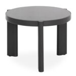 ΤΡΑΠΕΖΙ ΜΕΣΗΣ ΣΤΡΟΓΓΥΛΟ ABSOLUTION SM6466.01 ΑΛΟΥΜIΝΙΟ-SINTERED STONE ΓΚΡΙ Φ61x45Υεκ - Image 3