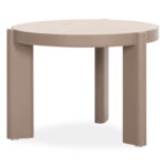 ΤΡΑΠΕΖΙ ΜΕΣΗΣ ΣΤΡΟΓΓΥΛΟ ABSOLUTION SM6466.02 ΑΛΟΥΜIΝΙΟ-SINTERED STONE ΜΠΕΖ Φ61x45Υεκ - Image 5