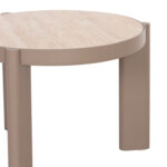 ΤΡΑΠΕΖΙ ΜΕΣΗΣ ΣΤΡΟΓΓΥΛΟ ABSOLUTION SM6466.02 ΑΛΟΥΜIΝΙΟ-SINTERED STONE ΜΠΕΖ Φ61x45Υεκ - Image 6